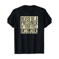 100% Cotton Men's Recovery T-Shirt | "Never Be a Prisoner of Your Past" Quote