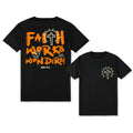 Men's 'Faith Can Move Mountains' Graphic T-Shirt - Inspirational Christian Soft Cotton Top, Casual Short Sleeve Crewneck for Summer