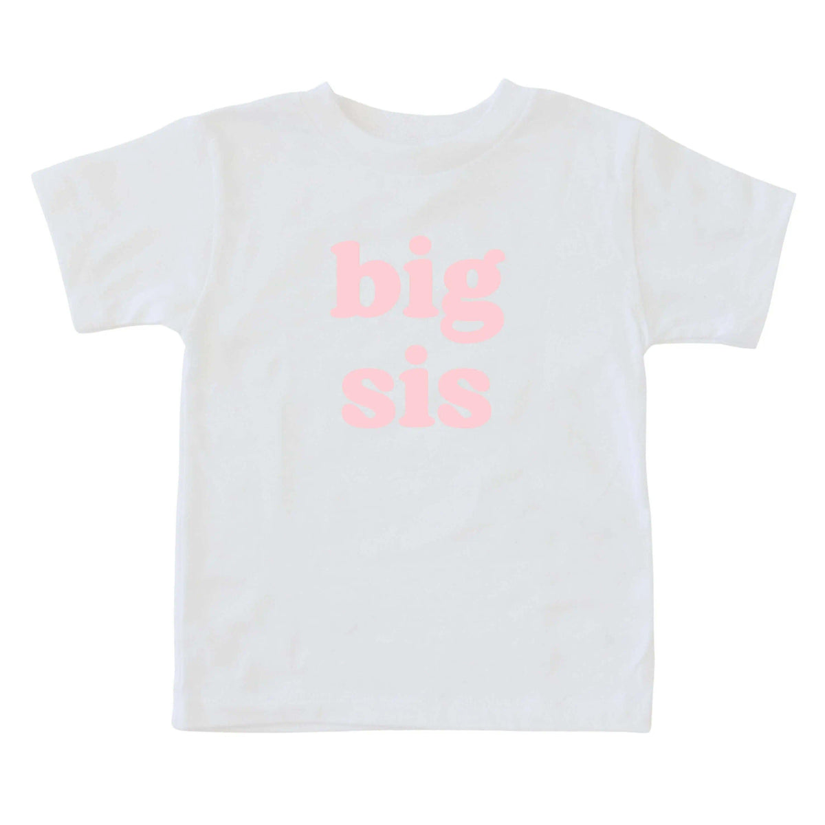 Big Sis Graphic Tee | Whiter Crewneck Casual Shortsleeve Crewneck Summer Tshirt Top