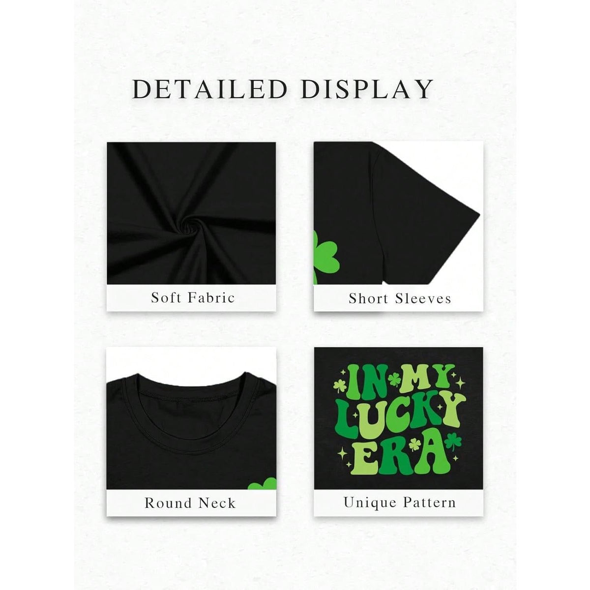 St Patrick‘s Day Lucky Irish T-Shirt | Women’s Shamrock Graphic Tee | Cute Holiday Top | Soft Cotton Casual