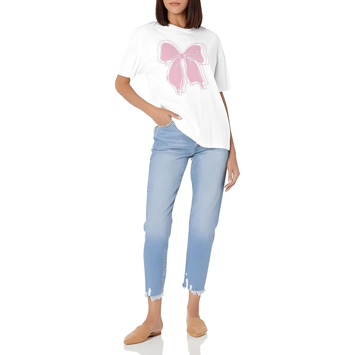Korean Casual Top Comfortable T Shirt Korean Pattern Tee New Fashion Shirt