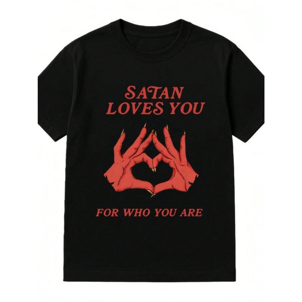Mens Retro Edgy Graphic T-Shirt | Vintage Streetwear | Casual Top for Holiday Gifting