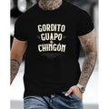 Summer t Shirts Chubby, Handsome and Awesome - Funny Mexican T-Shirt