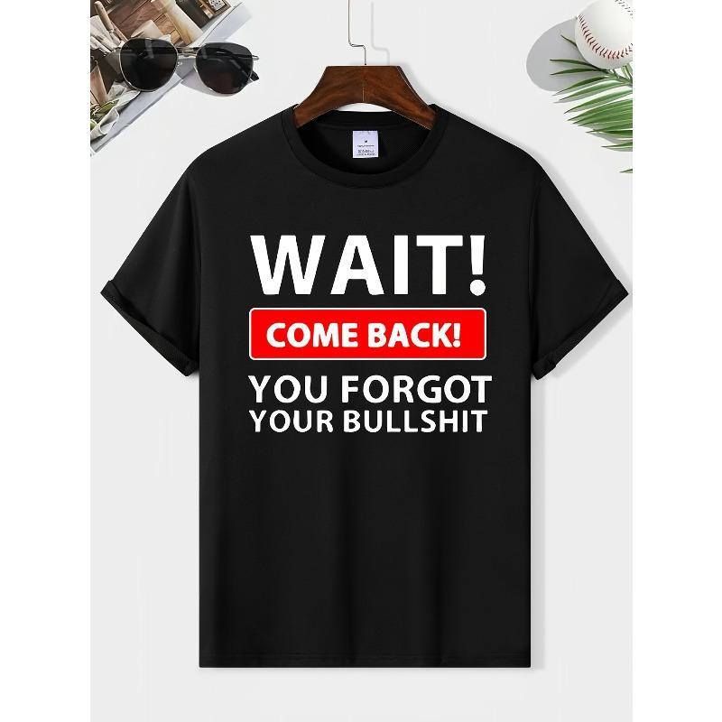 Men'S Casual Short-Sleeve Round Neck T-Shirt
