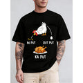 Fun Chicken Farmer T-Shirt- Featuring a Chicken Dance and Poultry Puns -  Suitable Farm Visits, Barbecue Parties