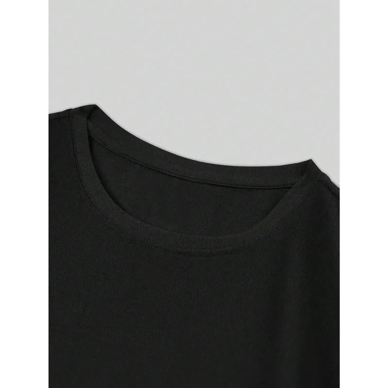 [Funny Graphic Tee]PAPA Letter Print Men's Casual Short-Sleeved T-Shirt - Funny Elastic Round Neck Graphic Tee Loungewear Top For Summer, Father's Day Gift,Father's Day Gifts