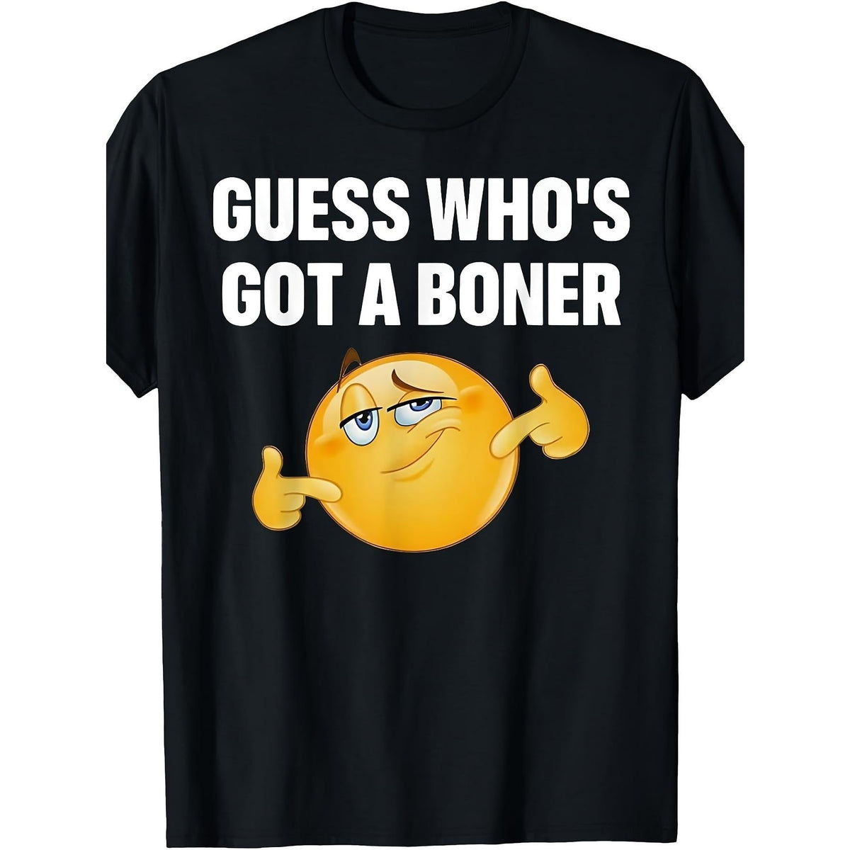 Guess Whos Got A Boner T Shirt Mens Meme Funny Short Sleeved Christmas and New Year Holiday Gifts Are the Best Choice for Family and Friends Funny Shirts Inappropriate Shirts Funny Shirt