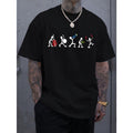 Men'S T-Shirt , Featuring Music Player Print, Short Sleeves, Ideal for Casual Wear