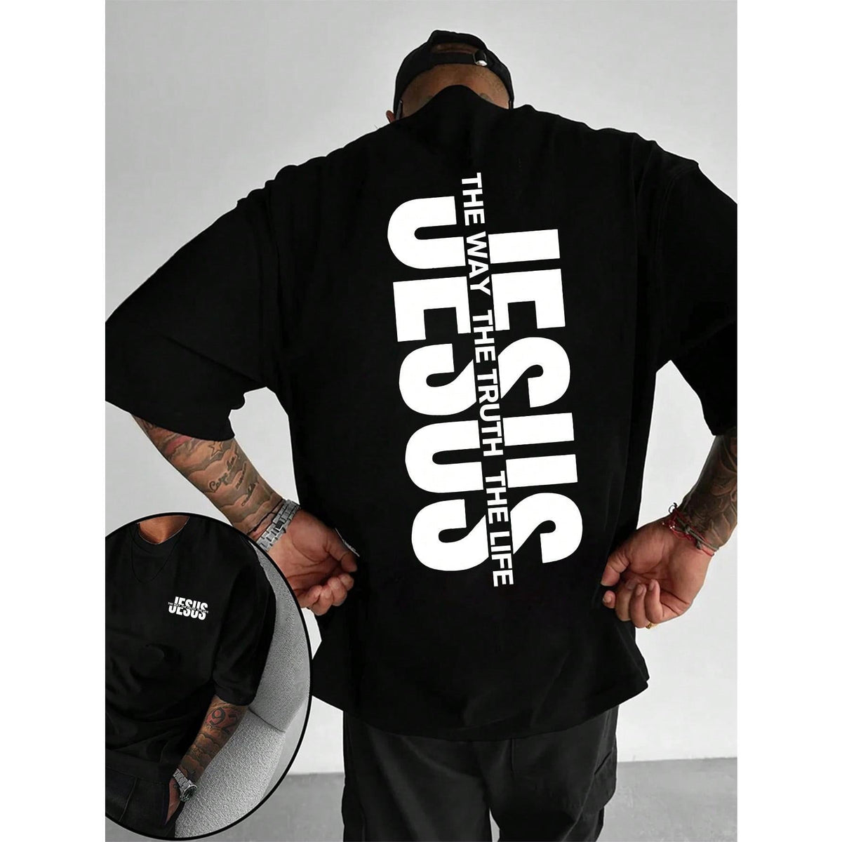 Men's Casual Versatile Minimalist American Style English Slogan Element Short Sleeve T-Shirt