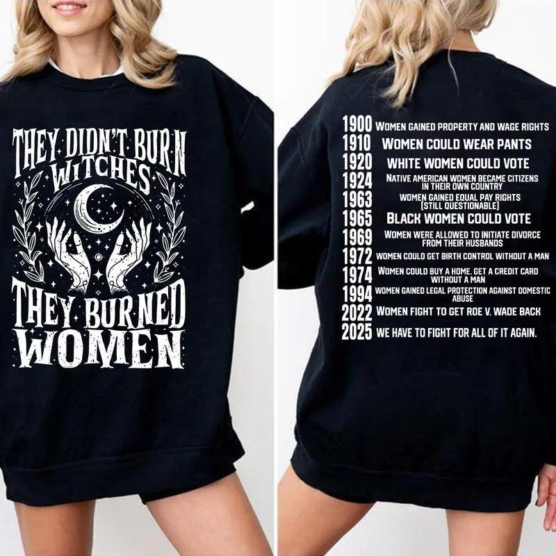 Witch Aesthetic Graphic Tee | Vintage Occult Style Top | 100% Cotton Crew Neck