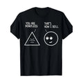 Funny Math Teacher Joke T-Shirt with "You Are That Stupid" & "How I Roll" Geometry Pun - 220g Heavy Cotton Retro Unisex Tee for Men & Women, Math Puns, Events, Casual Wear