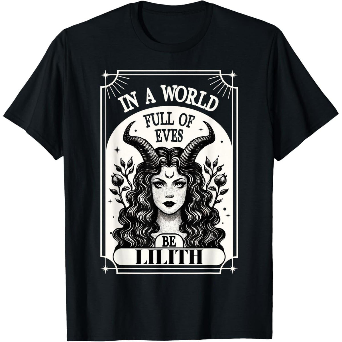 “In a World Full of Eves, Be Yourself” Feminist Quote T-Shirt | Women’s Empowerment Tee | 100% Cotton Casual Top