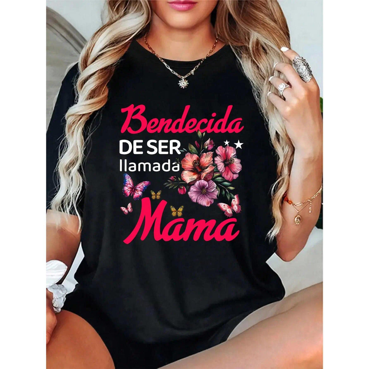 100% Cotton Unisex Regalos Para Mama Dia De Las Madre Espanol Camiseta Abuela T-Shirt