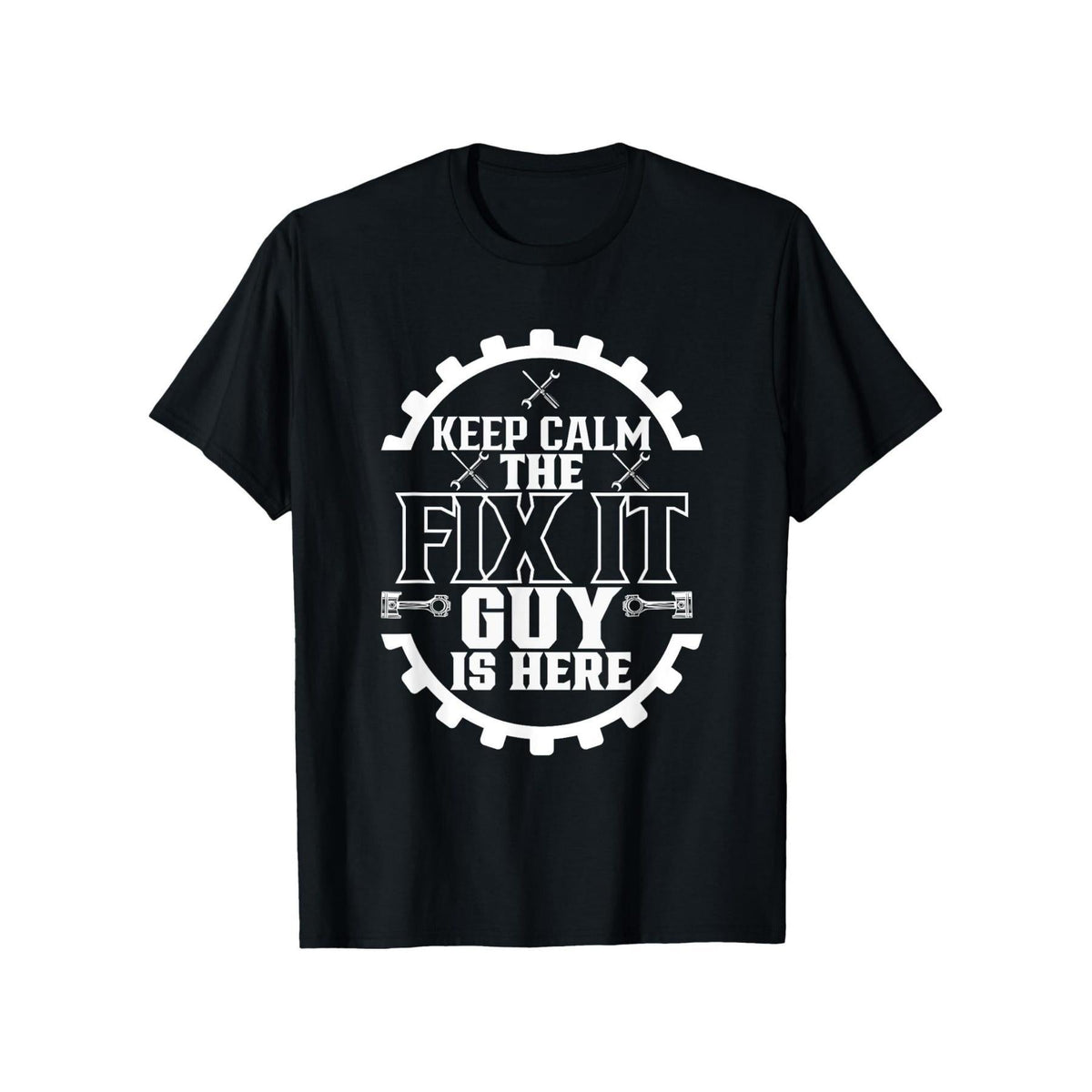 Humorous Handyman T-Shirt for Men - Stay Relaxed, The Repair Expert Has Arrived - Mechanic Tool Design Tee - Sturdy Shirt for Tasks And Home Fixes - Perfect Gift for Construction Workers, Electricians