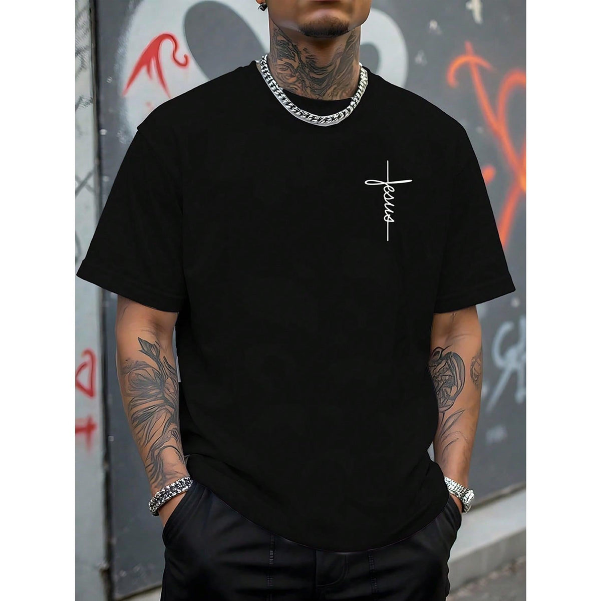 Fashion Apparel Men's T-Shirt - Casual Comfortable, Breathable Short Sleeve T-Shirt, Suitable For Summer Outdoor, Sports, And Casual Wear, Letter, Pattern, Novel Pattern Design, Adventure Classic Versatile