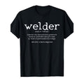 Men'S Casual Short-Sleeve T-Shirt - Breathable Summer Round-Neck Tee with a Trendy 'Welder' Graphic Print, Machine Washable, Regular Fit Suitable for Casual Wear, Perfect for Summer Outings