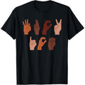 Hand Heart Sign for Immigrant Rights T-Shirt, ‘Love Knows No Borders’ Unity & Support Graphic Tee