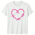 Pink Bows Heart Love Romance Gifting Mens T-Shirt Womens Graphic Tee