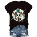 Stylish Women'S T-Shirt with Short Sleeves for Moms