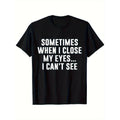 Men's Popular TikTok Trend Funny Print Streetwear T-Shirt Men's Daily Streetwear Meme Graphic Tee for Trendy Vibes