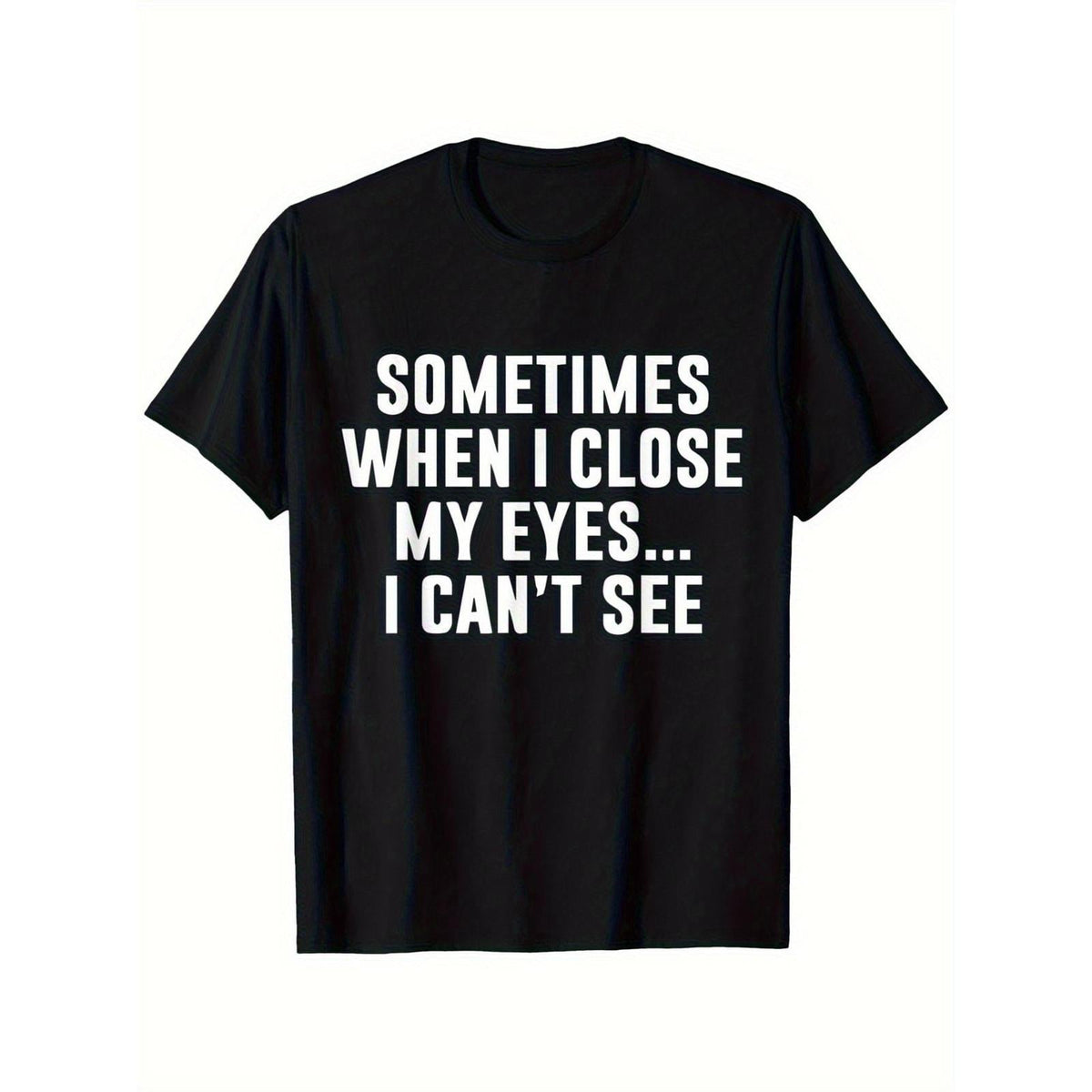 Men's Popular TikTok Trend Funny Print Streetwear T-Shirt Men's Daily Streetwear Meme Graphic Tee for Trendy Vibes