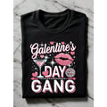 Galentine's Gang T-Shirt, Girls Galentine Crew Shirt, Friends Valentine Matching Tee, Women Valentines Gift, Galentine Group Short Sleeves Shirt TF3085