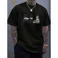Boxing Champion Ali, Poster Pattern Printed Short Sleeved Round Neck T-Shirt