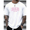 Dad 2026 Retro Father 2026 Loading New Dad 2026 T-Shirt Street Hip-Hop Style Men's T-Shirt