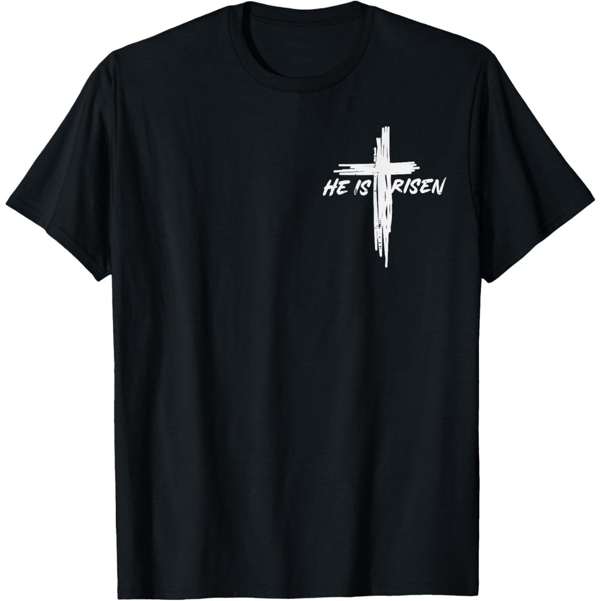 Easter He is Risen Cross Christian Men Women TShirt