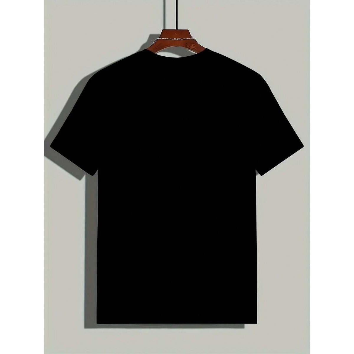 Men's Casual Short Sleeve Tee For Summer Print T-Shirt