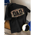 Father Themed Camouflage Dad - Men's 100% Cotton T Shirt Vintage Street-Style Graphic Tees,Essential For Men's, Can Be Used As A Gift