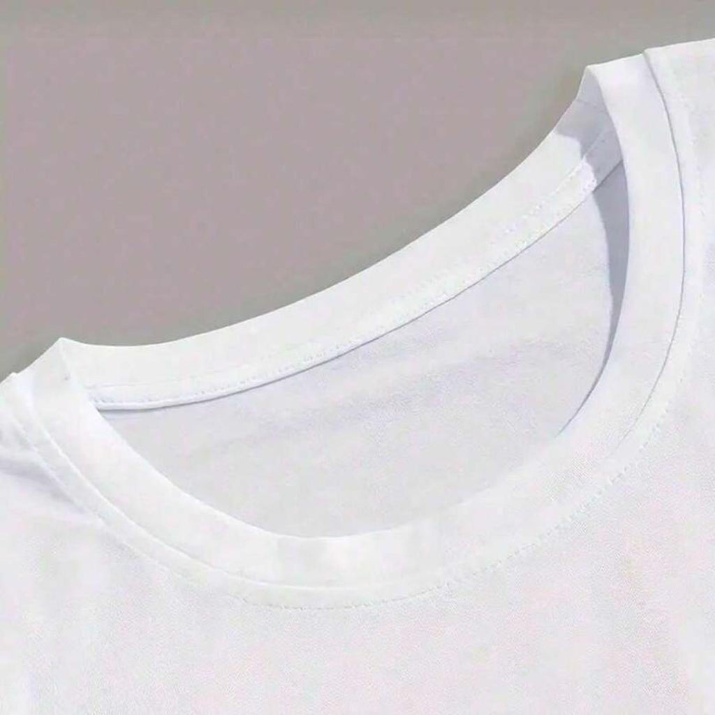 Men’s Casual Graphic Print T-Shirt,Modern Street Style,Short Sleeve Everyday Wear, All-Season Essential