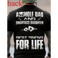 Men's Casual Letter Print T-Shirt - Soft Polyester, Crew Neck, Short Sleeve