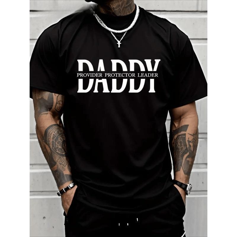 Daddy Husband Protector Hero Father's Day T-Shirt (Single Piece)100% Cotton Comfy T-Shirt