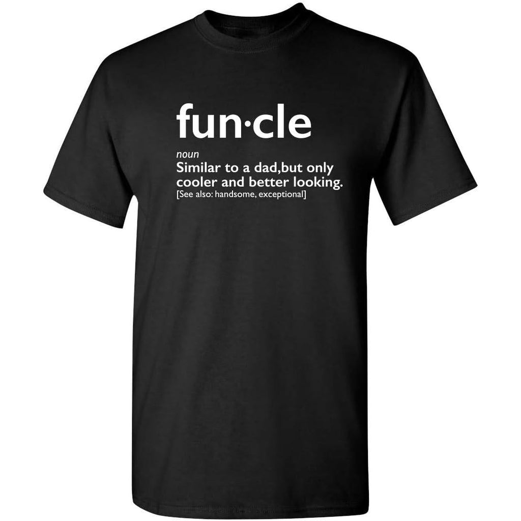 World‘s Best Funcle T-Shirt, Funny Uncle Humor Graphic Tee, Unisex Gift for Cool Uncles, Sarcastic Family Apparel
