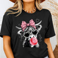 Western Valentine Hoodie, Love Retro T-Shirt, Highland Cow Animal t-shirt