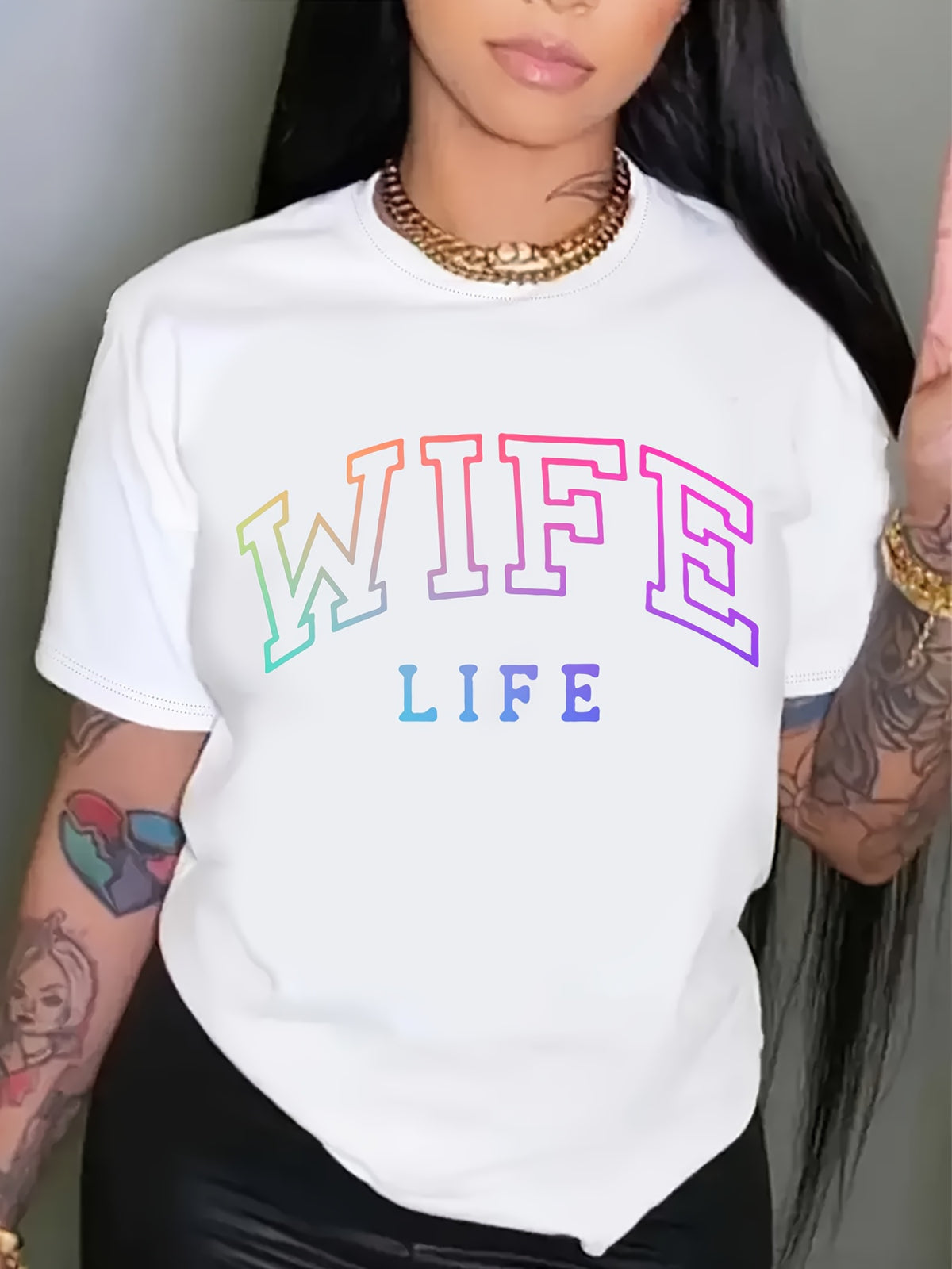 Women's Funny Marriage Graphic Short Sleeve T-Shirt