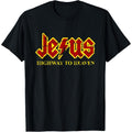 Jesus Highway To Heaven Funny Christian Lovers Unisex T-Shirt