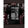 100% Cotton I Implore The Second Amendment To Print T-Shirts, Men'S Casual Short-Sleeved Summer T-Shirts