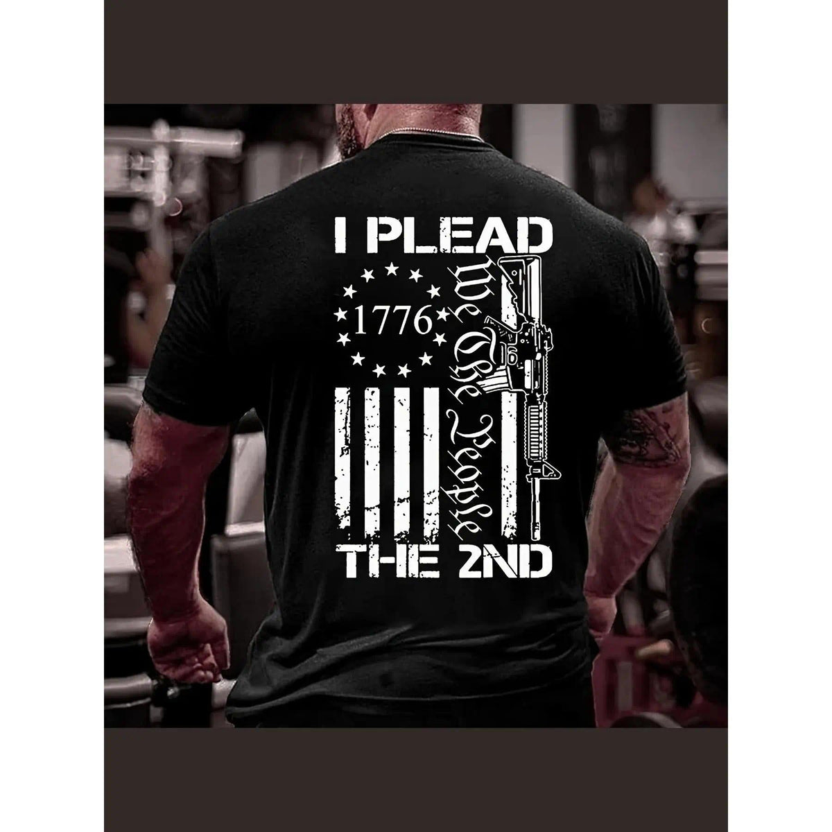 100% Cotton I Implore The Second Amendment To Print T-Shirts, Men'S Casual Short-Sleeved Summer T-Shirts