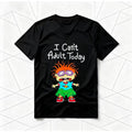 "I Can't Adult Today" American Retro Black Short-Sleeved Unisex T-Shirt
