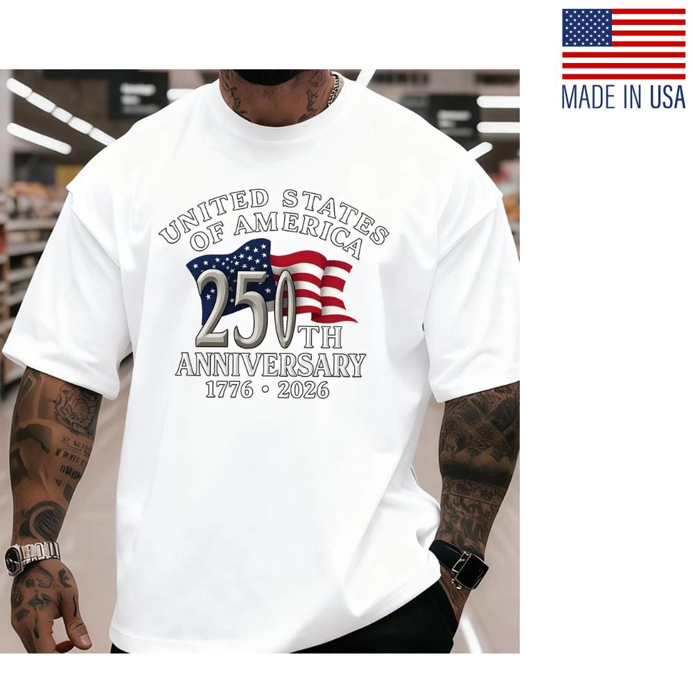 Men's 250th Anniversary T-Shirt Size S-5XL