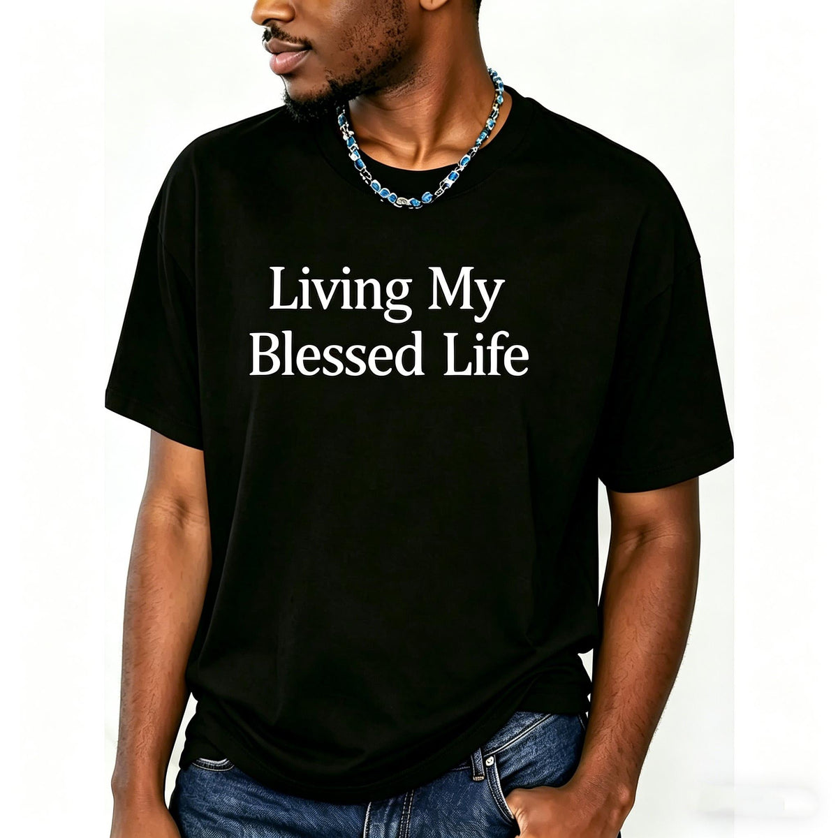 Living My Life Funny Graphic Oversized Tee Women's Plus Size Casual Short Sleeve T-Shirt