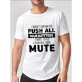 Men'S Casual Short-Sleeve Round Neck T-Shirt for Summer