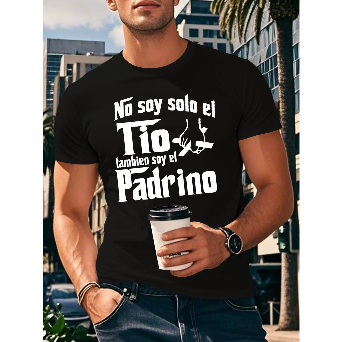 "No Soy Solo El Tio, Tambien Soy El Papá" T-Shirt | Funny Spanish Dad Uncle Tee | 100% Cotton