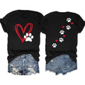 Valentines Shirts for Women: Love Heart Tshirt Red Heart Graphic Tee Casual Tops