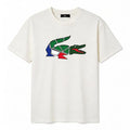 Fashionable trendy T-shirt with a cartoon crocodile design; unisex, suitable for men and women. Men’s short-sleeve crew-neck street-style T-shirt, ideal for spring and summer. Casual and versatile, available as a couple’s matching set. Fashionably loose f