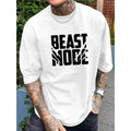 Men's "Beast Mode" Graphic T-Shirt - Casual Vintage Style