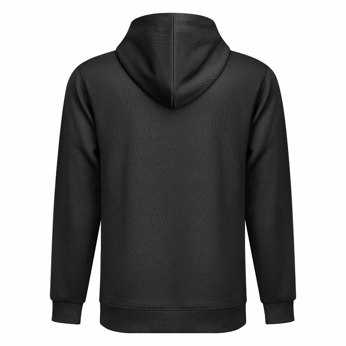 Feral Hoodie - Casual Black Sweatshirt With Pocket, Adjustable Drawstring Neck, Long Sleeve Pullover For Fall & Winter Womenswear Tops
