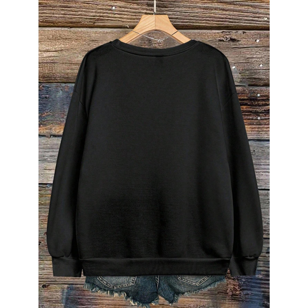 Kindness Is Free Printed Plus Size Casual Sweatshirt Fall Cloth For Women Winter Autumn